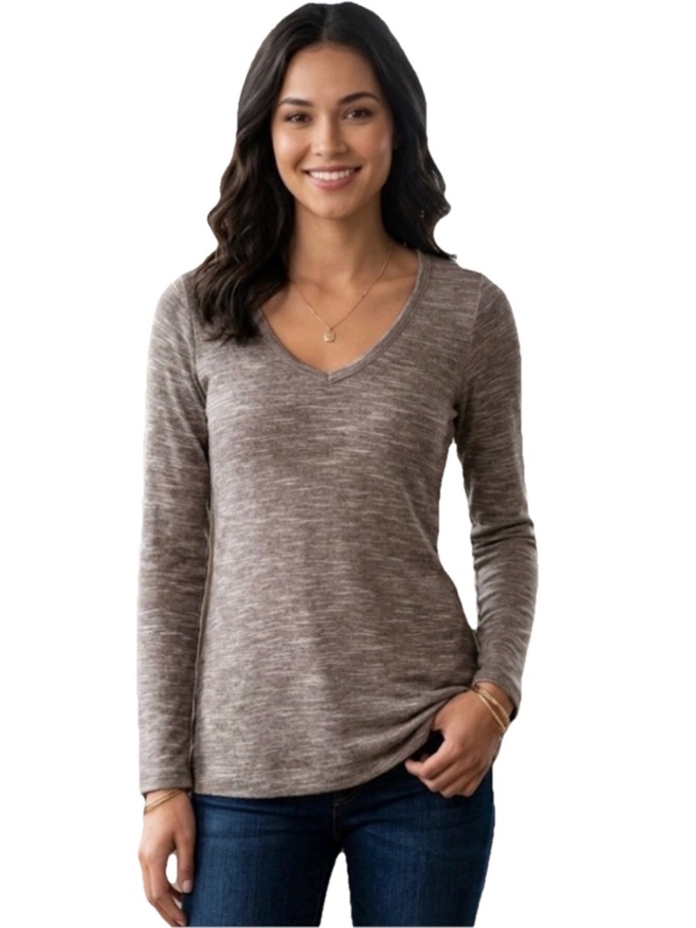 Lauren Moshi Limited Quantity Women’s Grey Long Sleeve Size XS